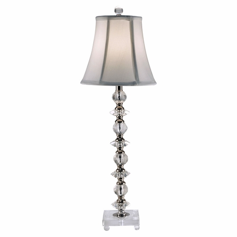 GB11065 Dale Tiffany Parvan Crystal Buffet Table Lamp