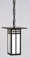 GH-9L Arroyo Craftsman 9" Glasgow Long Body Pendant Light