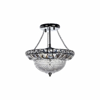 GH13385 Dale Tiffany Crystal Hills Inverted Pendant