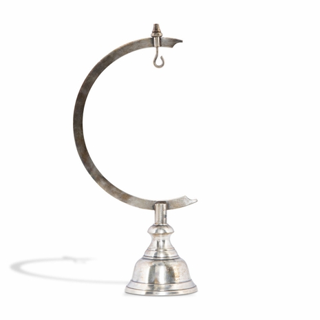GL000S Authentic Models Stand Library Clock, Silver