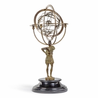 GL051 Authentic Models 18th C. Atlas Armillary Globe