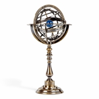 GL052 Authentic Models Bronze Armillary Dial