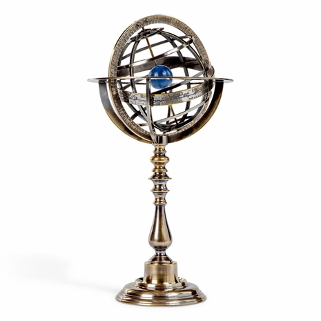 GL052 Authentic Models Bronze Armillary Dial