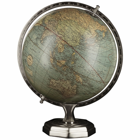 GL063 Authentic Models Weber Costello Vintage Round Globe