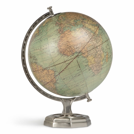 GL066 Authentic Models Weber Costello Vintage Half Globe