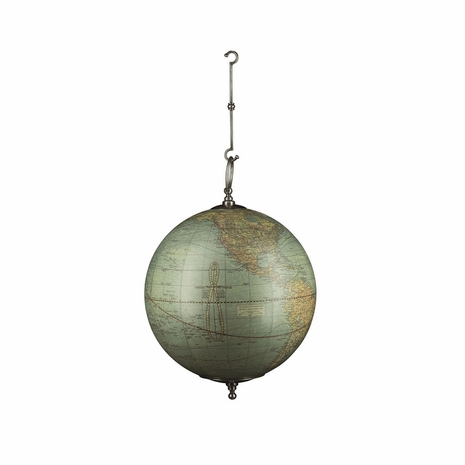 GL075 Authentic Models Weber Costello Globe Hanging Small