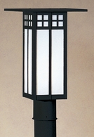 GP-9L Arroyo Craftsman 9" Glasgow Long Body Outdoor Post Mount Light
