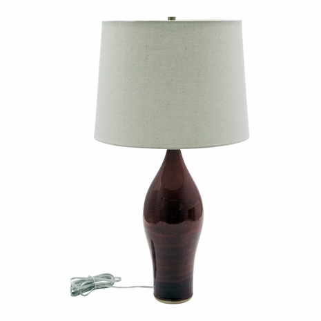 GS170-CR House of Troy Scatchard 27" Stoneware Table Lamp In Copper Red