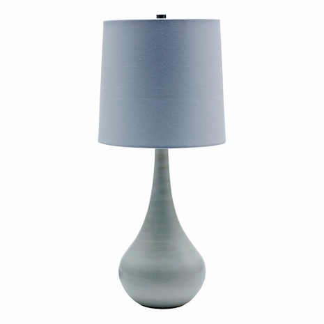 House of Troy GS180-WM Scatchard Stoneware Table Lamps in White Matte