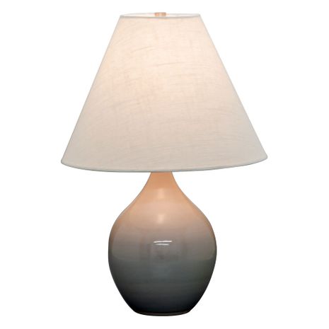House of Troy GS200-GG Scatchard Stoneware Table Lamps in Gray Gloss