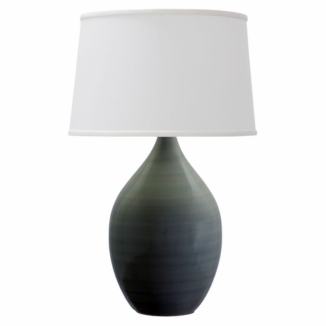 House of Troy GS202-CG Scatchard Stoneware Table Lamps in Celadon