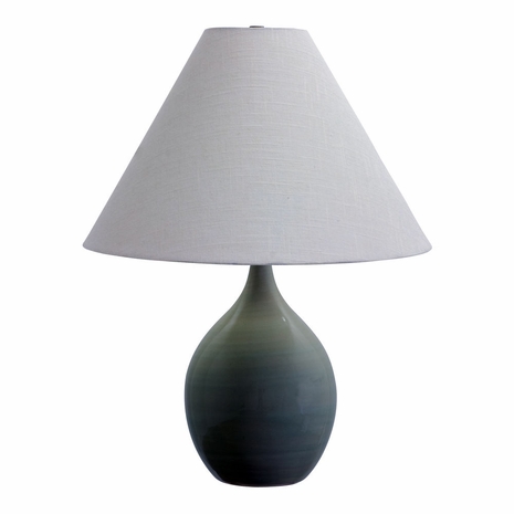House of Troy GS300-CG Scatchard Stoneware Table Lamps in Celadon