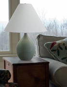House of Troy GS300-CG Scatchard Stoneware Table Lamps in Celadon