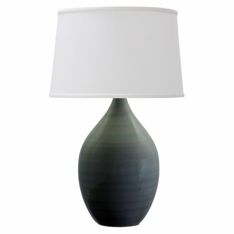 House of Troy GS402-CG Scatchard Stoneware Table Lamps in Celadon