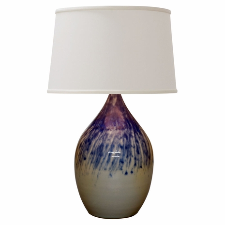 House of Troy GS402-DG Scatchard Stoneware Table Lamps in Decorated Gray