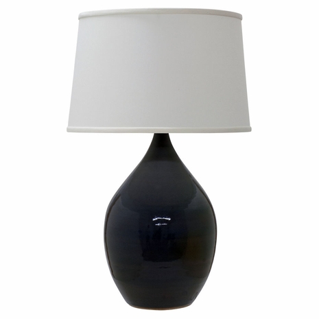 House of Troy GS402-GG Scatchard Stoneware Table Lamps in Gray Gloss