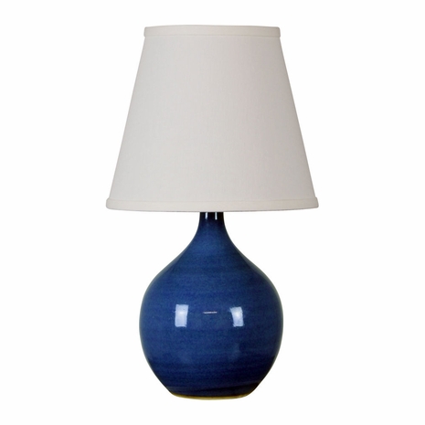 GS50-CB House of Troy Scatchard 13.5" Mini Accent Lamp In Cornflower Blue
