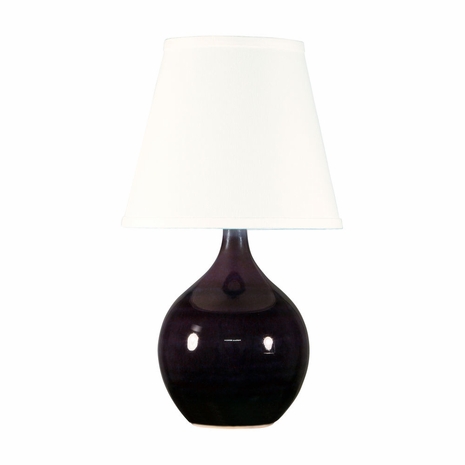 GS50-EG House of Troy Scatchard 13.5" Mini Accent Lamp In Eggplant