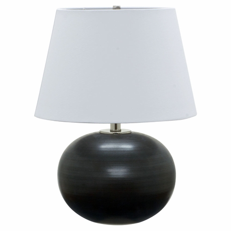 House of Troy GS700-BM Scatchard Stoneware Table Lamps in Black Matte