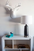 House of Troy GSB105-BM Scatchard Stoneware Table Lamps in Black Matte