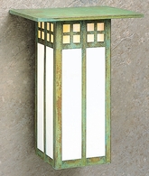 GW-9L Arroyo Craftsman 9" Glasgow Long Body Outdoor Flush Wall Mount Light
