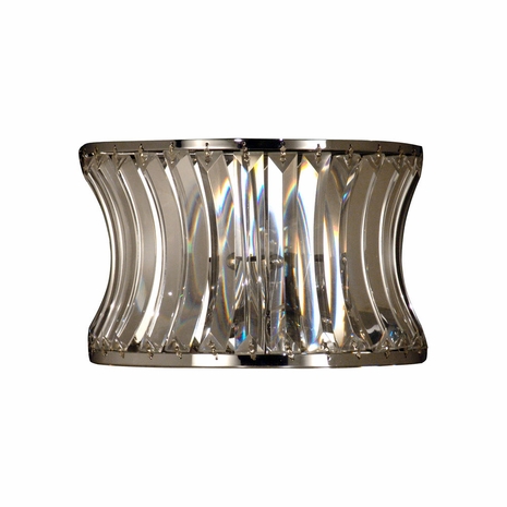 GW10735 Springdale 10W Oceanview Crystal Wall Sconce