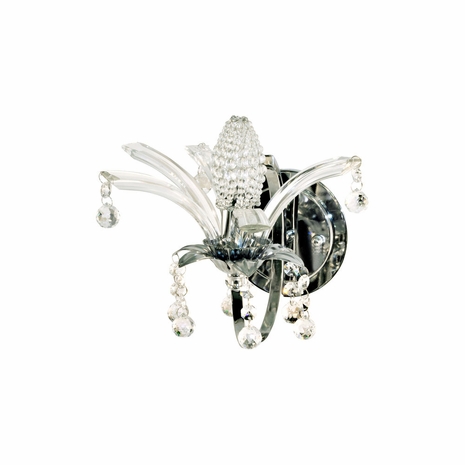 GW10740 Dale Tiffany Fairwood Crystal Wall Sconce