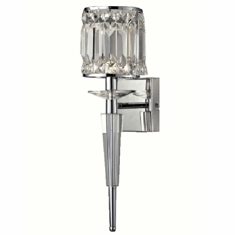 GW13384 Dale Tiffany Cahas Crystal Wall Sconce
