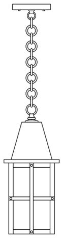 HH-6 Arroyo Craftsman 6" Hartford  Pendant