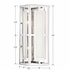 HIL-992-PN Crystorama Libby Langdon for Crystorama Hillcrest 2 Light Polished Nickel Wall Mount