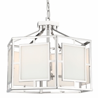 HIL-995-PN Crystorama Libby Langdon For Crystorama Hillcrest 6 Light Polished Nickel Chandelier