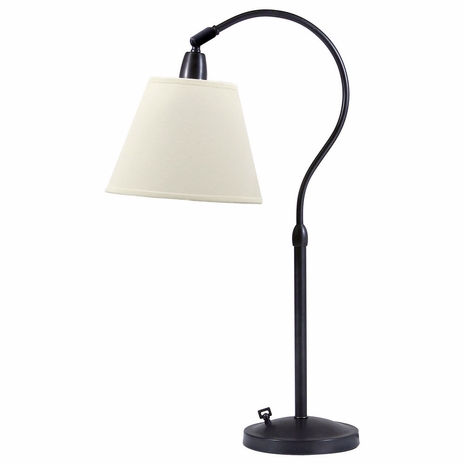 HP750-OB-WL House of Troy Hyde Park Table Lamp Oil Rubbed Bronze W/White Linen Shade