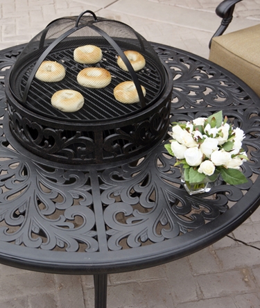 Darlee Wood & Propane Fire Pit Tables