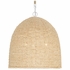JSP-10533-MT Crystorama Jasper 3 Light Matte White + Natural Wood Pendant