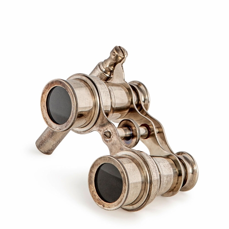 KA033 Authentic Models Opera Binocular Louise, Silver 3