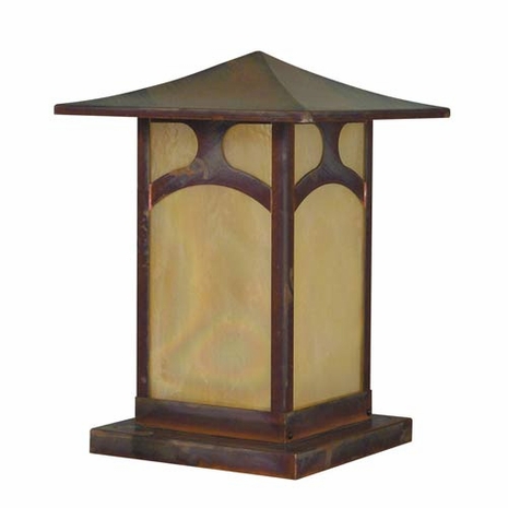 KAC-12PD Arroyo Craftsman Twelve Inch Katsura Column Mount With Pendula Overlay