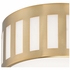 KEN-2203-VG Crystorama Kendal 3 Light Vibrant Gold Flush Mount