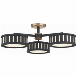 KEN-8300-VG-BF Crystorama Kendal 6 Light Vibrant Gold +