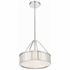 KEN-8303-PN Crystorama Kendal 3 Light Polished Nickel Mini Chandelier