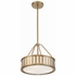 KEN-8303-VG Crystorama Kendal 3 Light Vibrant Gold Mini Chandelier
