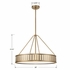 KEN-8306-VG Crystorama Kendal 6 Light Vibrant Gold Chandelier