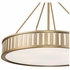KEN-8306-VG Crystorama Kendal 6 Light Vibrant Gold Chandelier