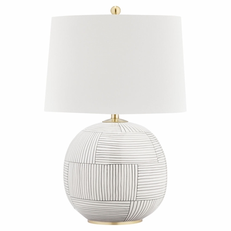 L1380 Hudson Valley Laurel 1 Light Table Lamp