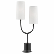 L1403 Hudson Valley Vesper 2 Light Marble Table Lamp