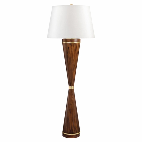 L1467 Hudson Valley Selden 1 Light Dark Tram Floor Lamp