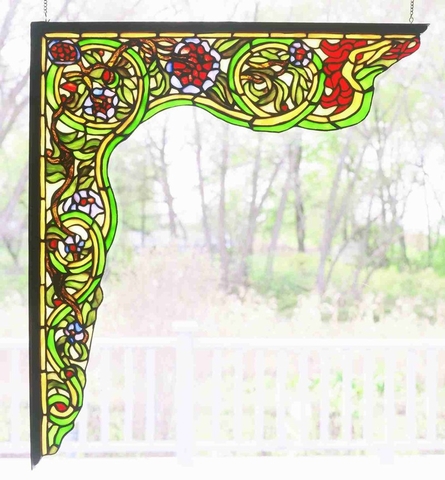 Left corner Tiffany window bracket