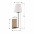 LEN-250-OP-VG Crystorama Lena 1 Light Vibrant Gold Sconce