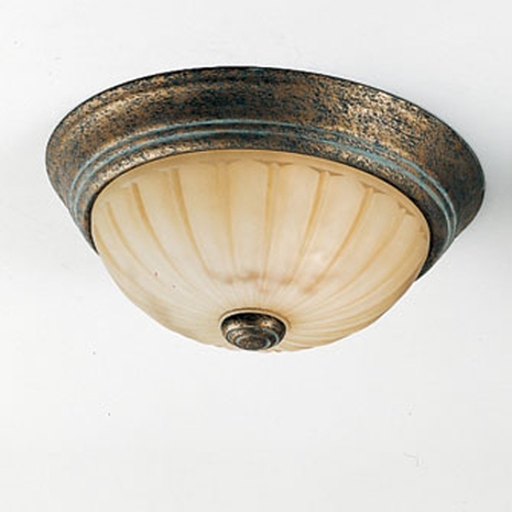 LL182VN Quoizel Lighting One-Light Legacy Veneto Flush Mount Light Display Light