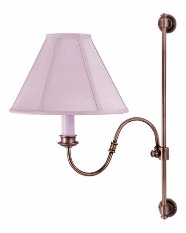 LL663-AB House of Troy Decrorative Wall Swing Lamp Antique Brass