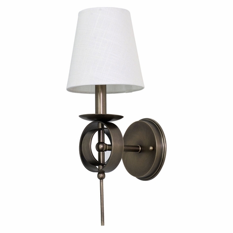 LS202-AB House of Troy Lake Shore Wall Sconce Antique Brass